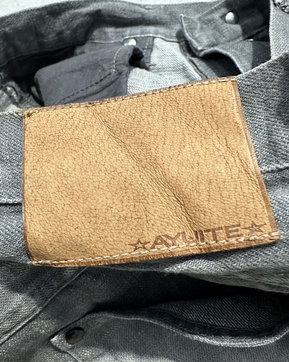 Japanese Brand Hiroyuki Ohara of AYUITE Denim Distressed Patchwork Size US 29 - 9 Thumbnail