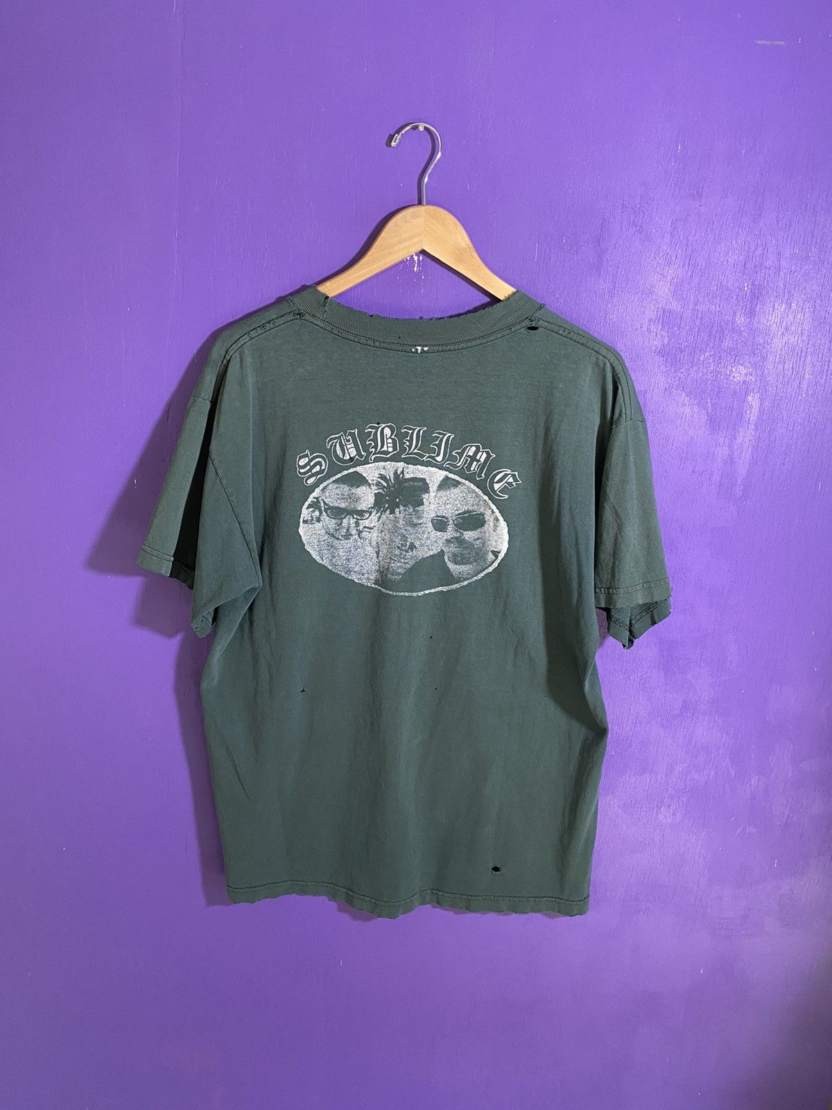 Band Tees × Vintage Vintage 90s Sublime band member faded tour tee Size US L / EU 52-54 / 3 - 2 Thumbnail