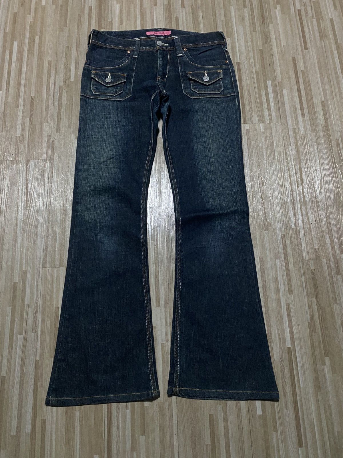 Japanese Brand 💥Denim Bootcut Bushpants💥 Size US 28 / EU 44 - 1 Thumbnail
