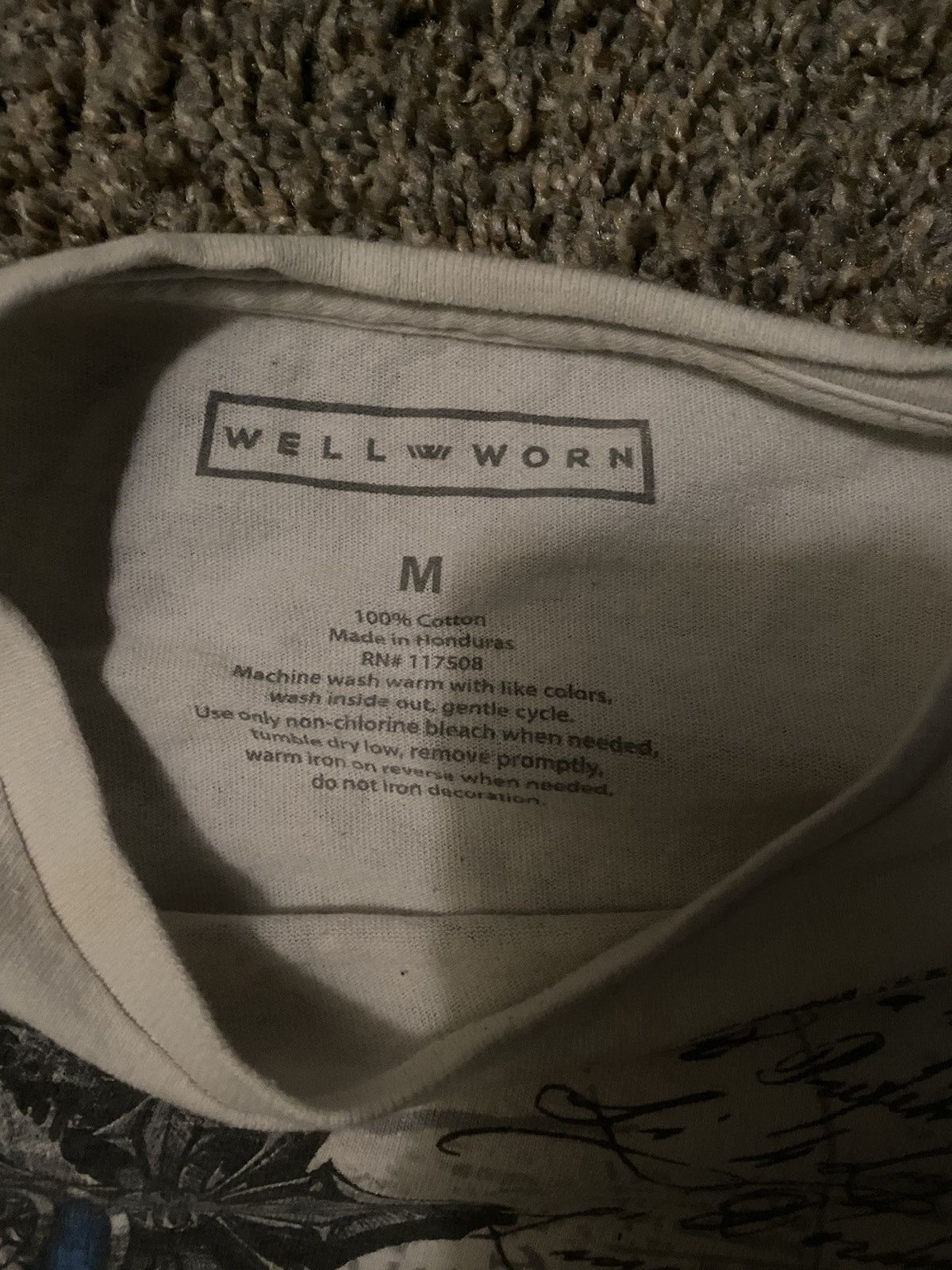 Vintage Wellworn medium white tee Size US M / EU 48-50 / 2 - 3 Thumbnail