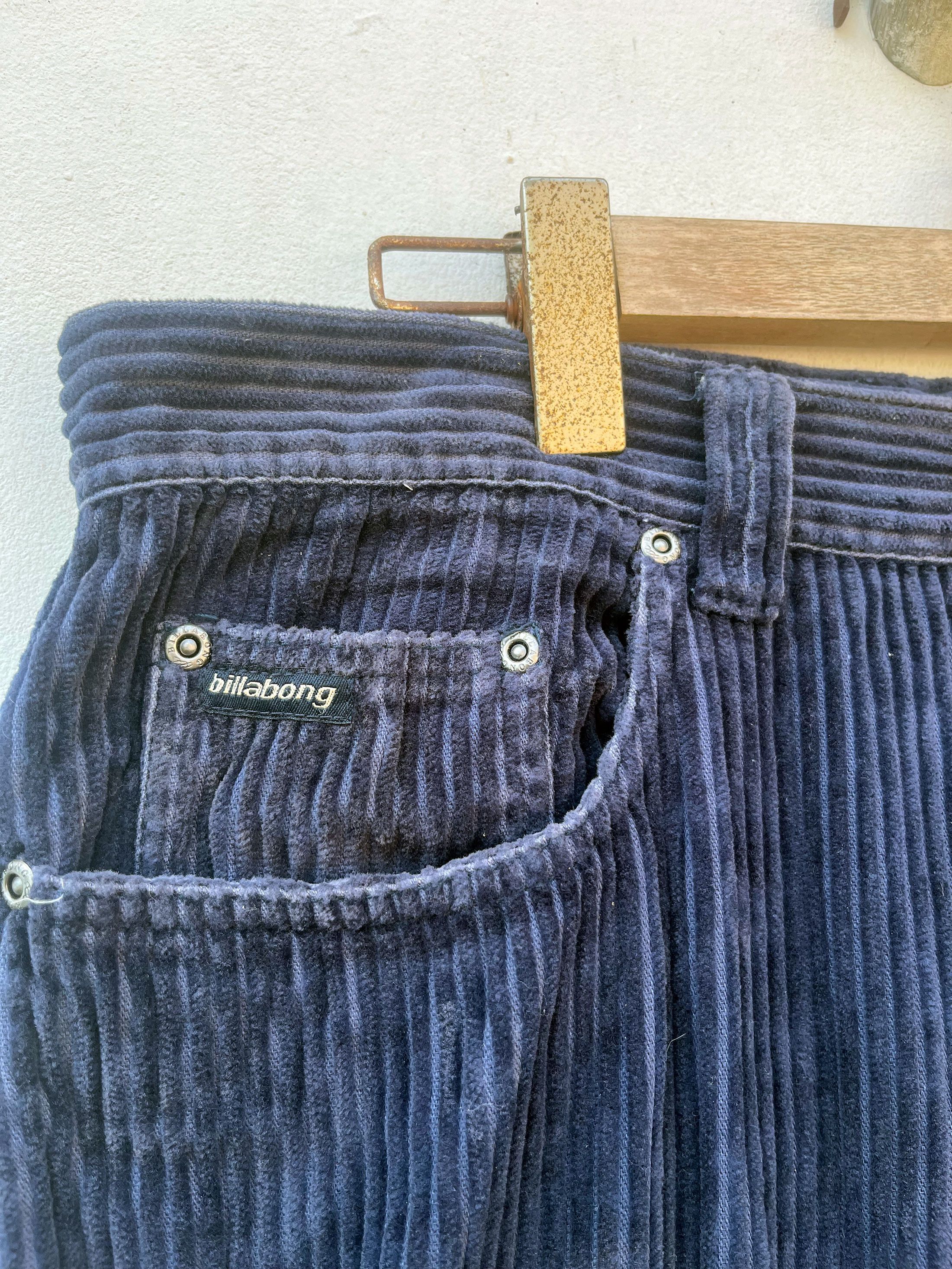 Billabong Vintage Billabong Corduroy Baggy Trouser Denim Style Size US 32 / EU 48 - 3 Thumbnail