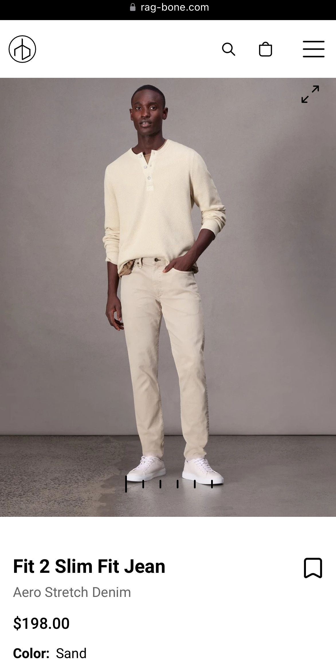 Rag & Bone Rag and Bone Fit 2 Aero Stretch Size US 33 - 4 Thumbnail