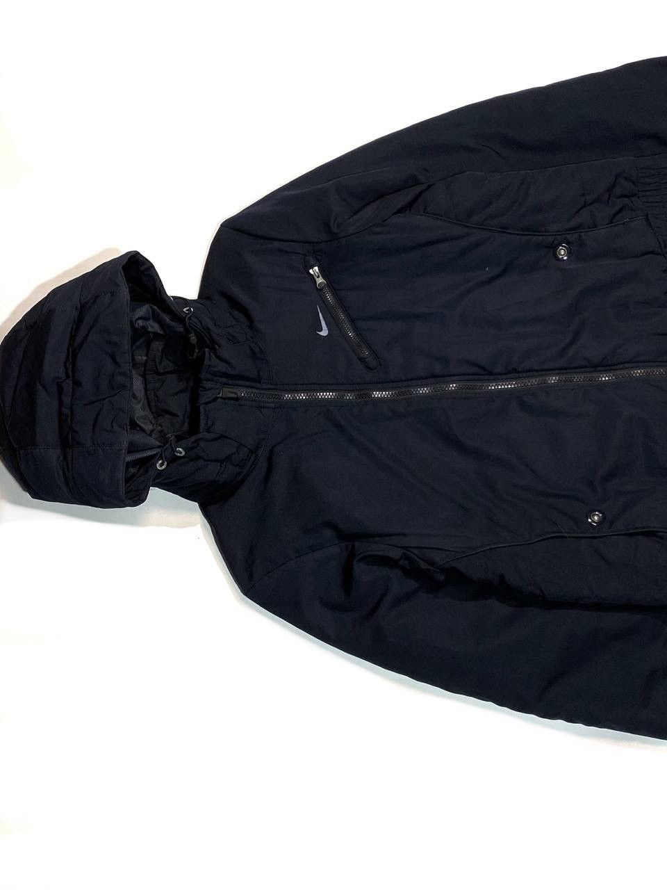 Nike × Vintage Nike Vintage Full Black Jacket Size M / US 6-8 / IT 42-44 - 8 Thumbnail