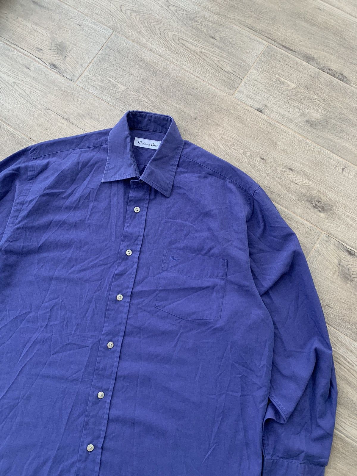 Christian Dior Monsieur × Dior × Vintage 🔥CHRISTIAN DIOR VINTAGE SHIRT Size US L / EU 52-54 / 3 - 3 Thumbnail