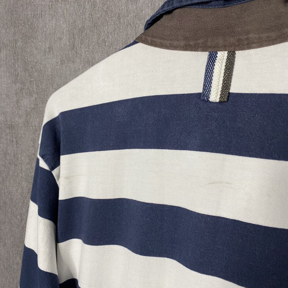 Mercedes-Benz × Vintage Vintage Mercedes Benz striped rugby shirt Size US XL / EU 56 / 4 - 8 Thumbnail