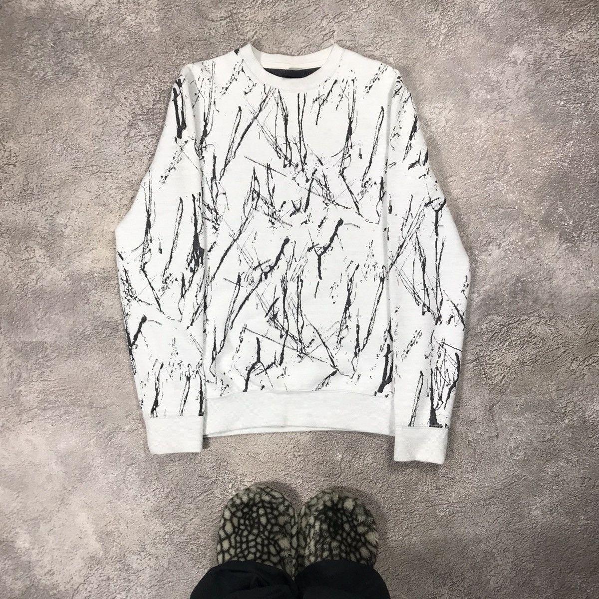 Vintage Vintage Y2K Abstract All Over Print Sweatshirt Streetwear M Size US M / EU 48-50 / 2 - 1 Thumbnail