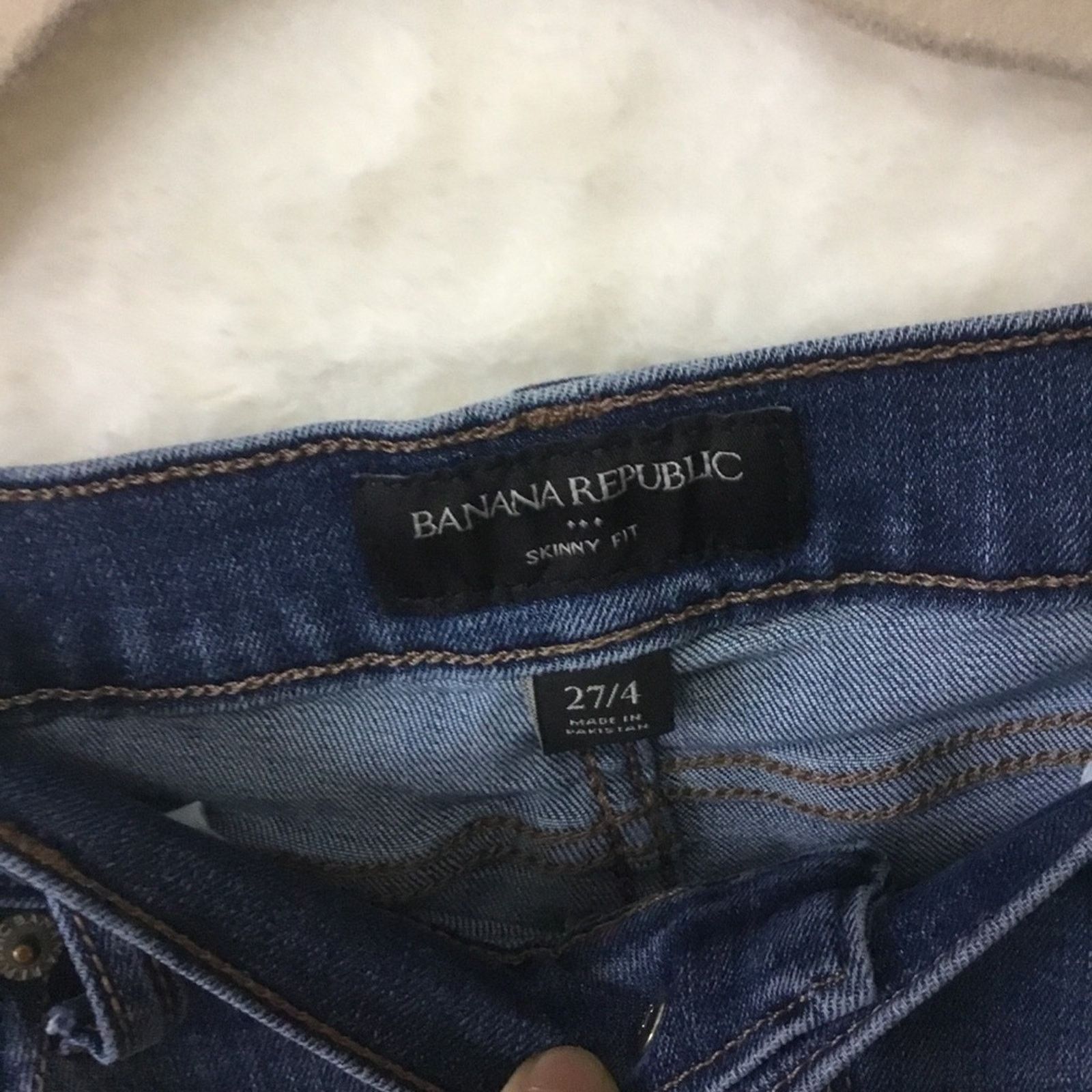Banana Republic Banana Republic Blue Skinny Fit Jeans Size 27" / US 4 / IT 40 - 9 Thumbnail