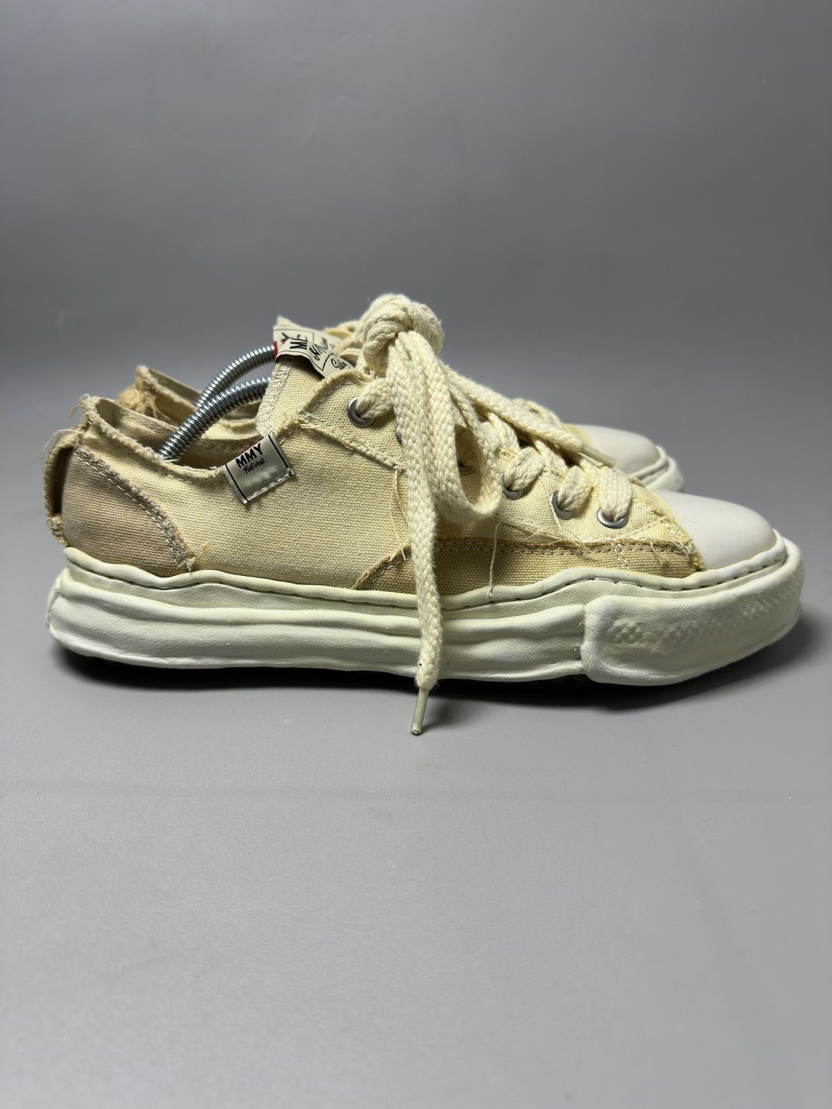 Maison MIHARA YASUHIRO × Nigel Cabourn MMY x Nigel Cabourn - Peterson Low OG Sole - Beige Size US 11 / EU 44 - 2 Thumbnail
