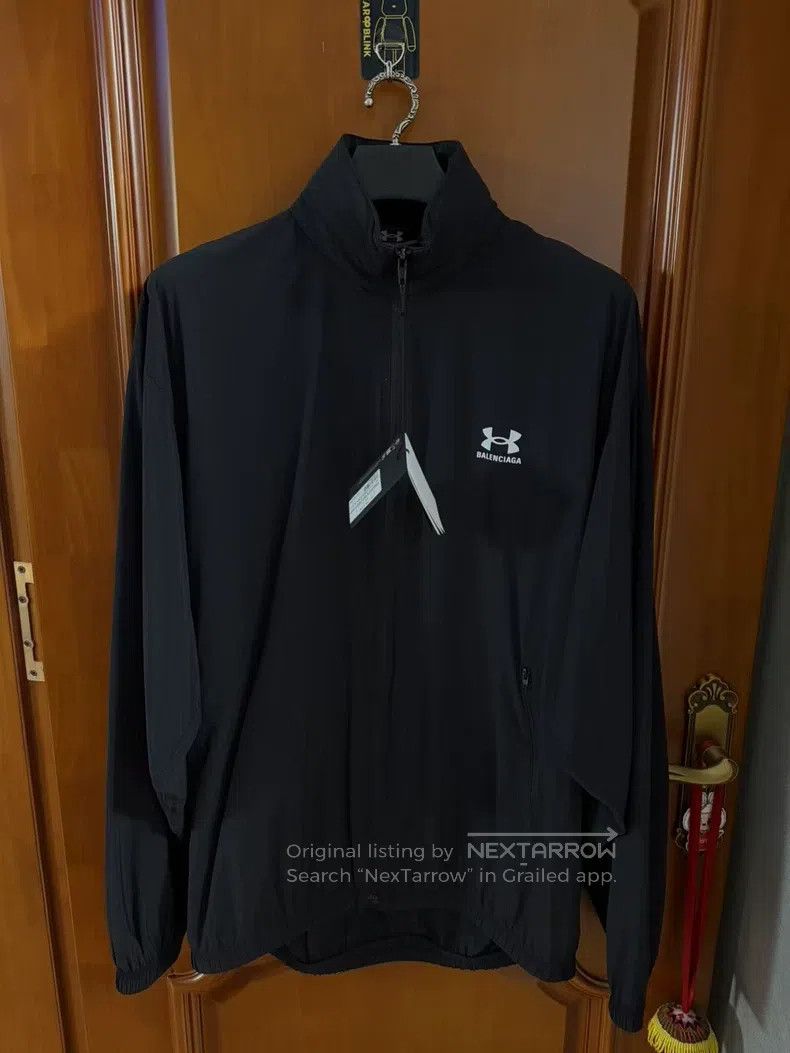 Balenciaga Under Armour Collaboration Black Windbreaker