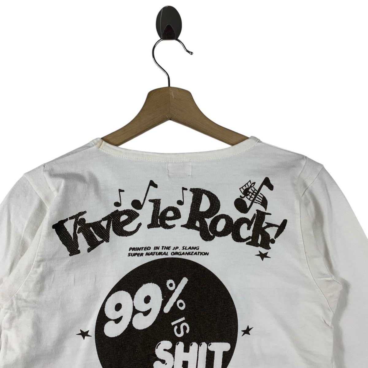 Japanese Brand RNA INC VIVE LA ROCK Muslin Malcom McLaren Style tee Size US M / EU 48-50 / 2 - 9 Thumbnail
