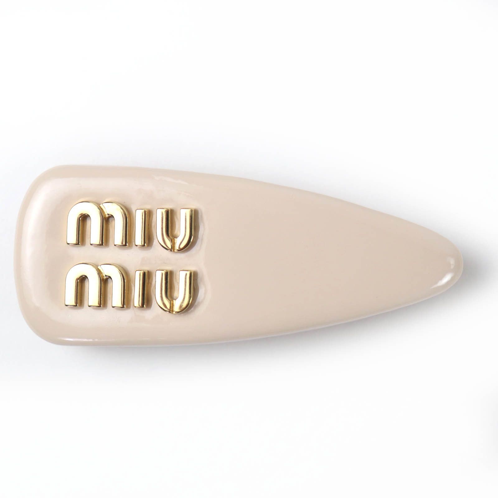Miu Miu Miu Miu Miu Miu Valletta Hair Clip Leather Other 5IF092 DUTY FREE for USA Size ONE SIZE - 1 Thumbnail
