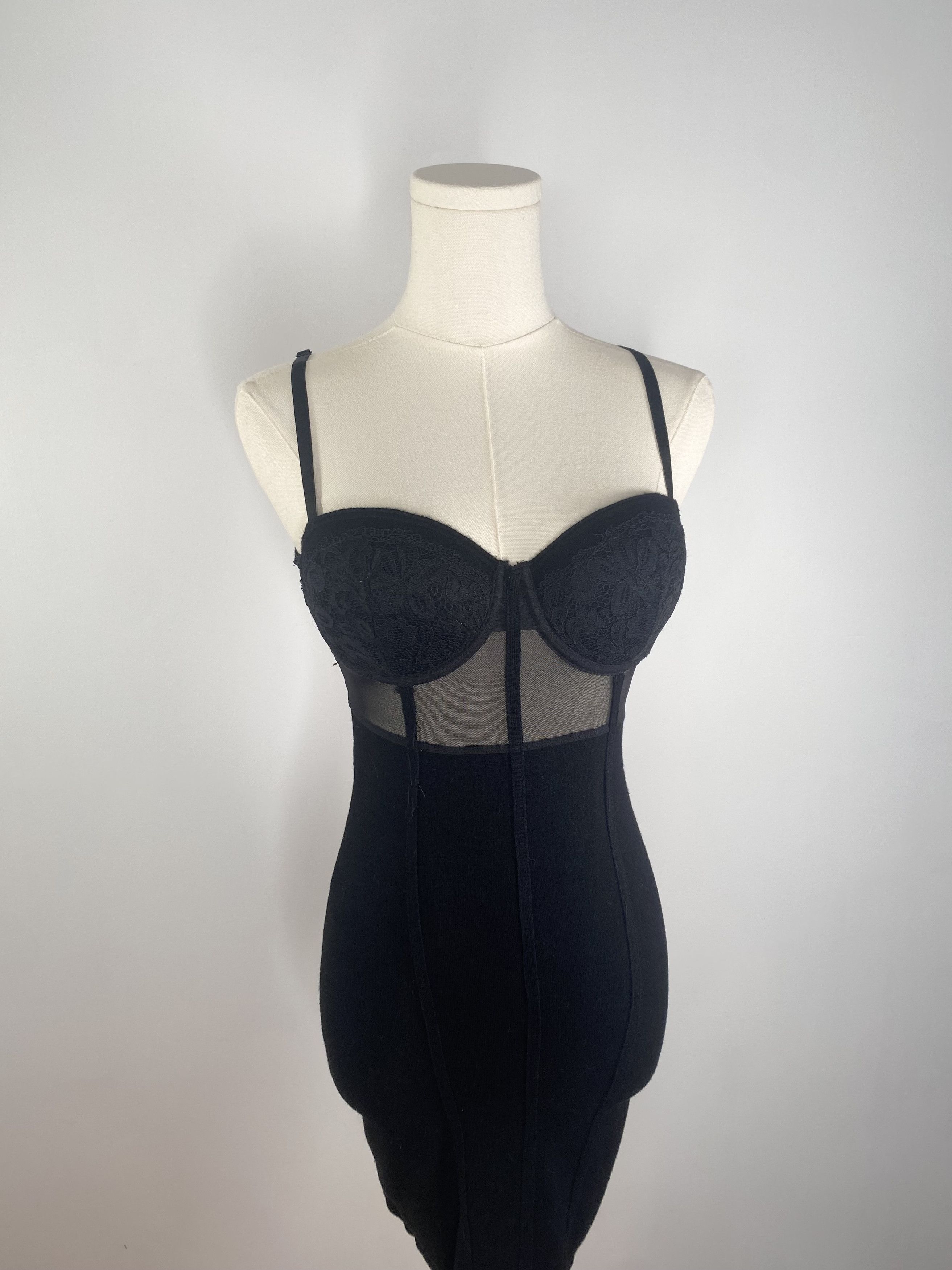 Guess Guess - Black Bodycon Dress Size XS / US 0-2 / IT 36-38 - 2 Thumbnail