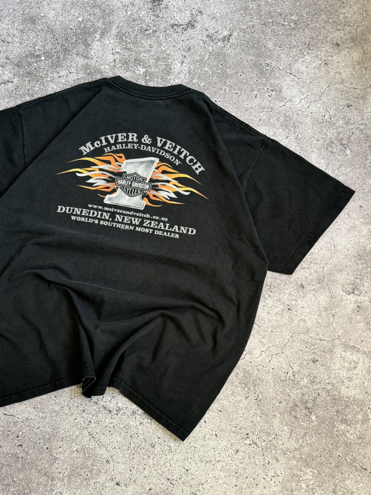 Harley Davidson × Vintage Vintage Harley Davidson 1997-2007 big logo Y2K t-shirt Size US XL / EU 56 / 4 - 8 Thumbnail