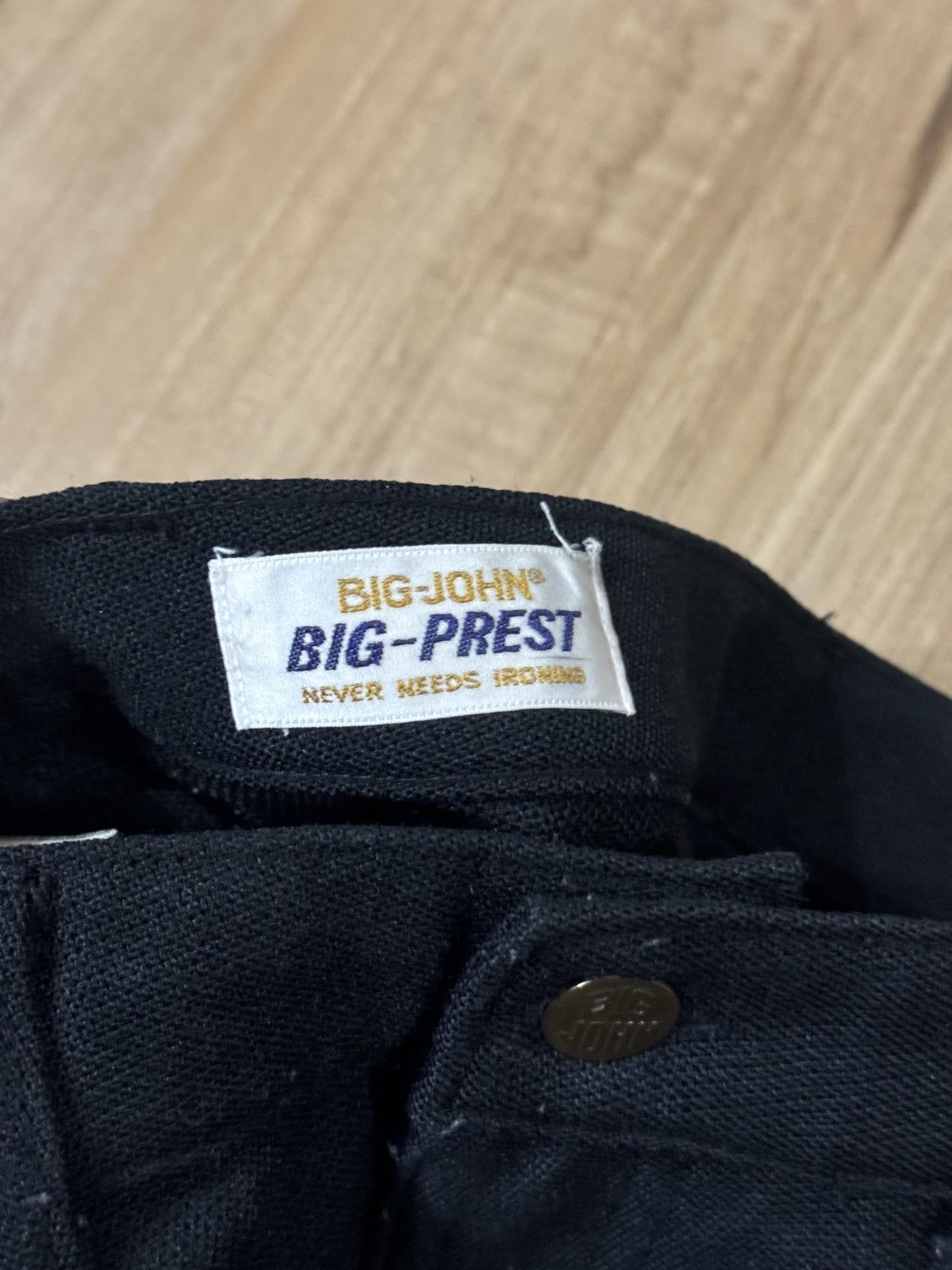 Big John × Vintage VINTAGE BLACK JOHN STA PREST PANTS Size US 27 - 5 Thumbnail