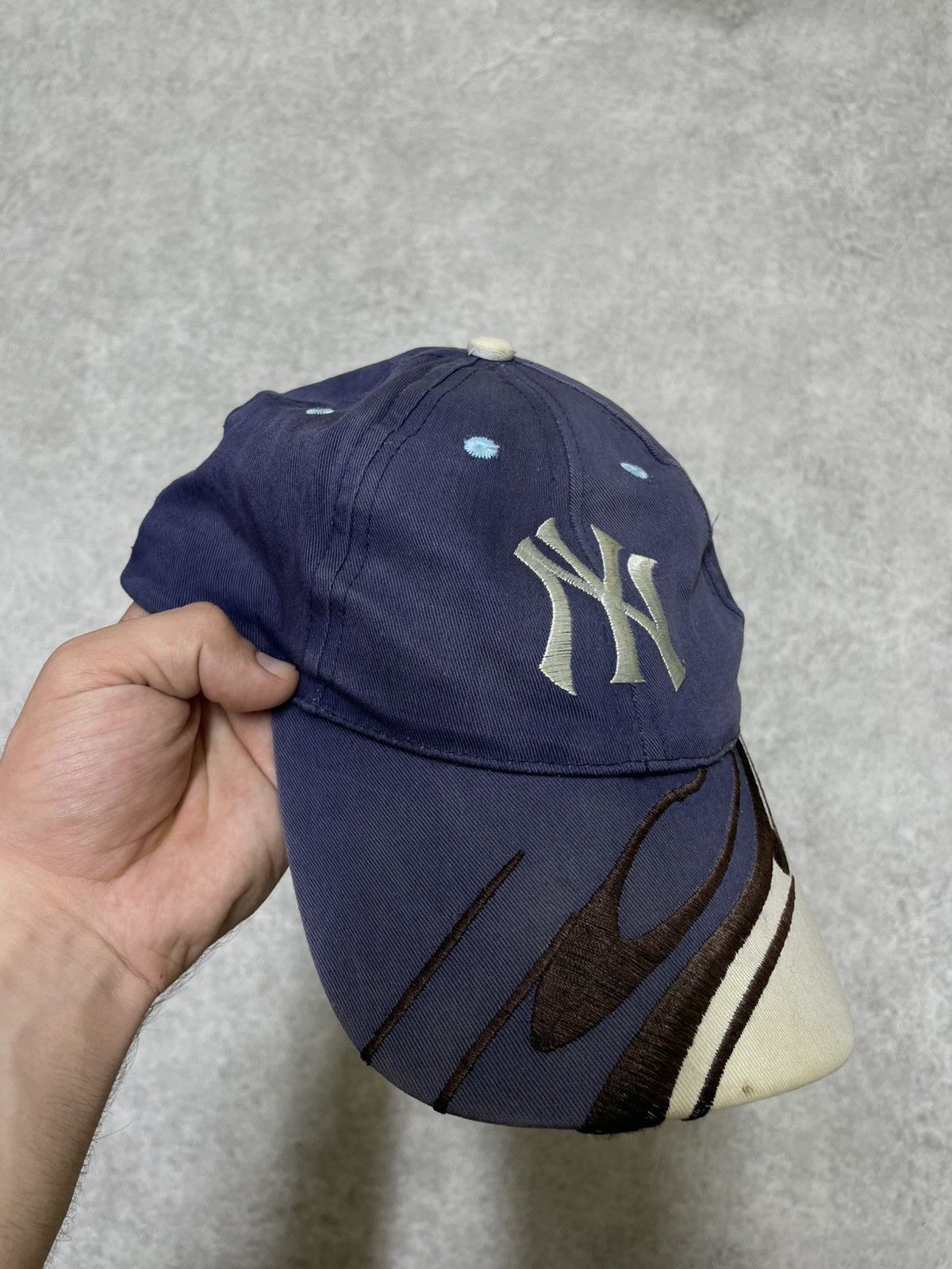 NFL × New Era × New York Yankees NY Vintage Flame New York Cap Streetwear Style Size ONE SIZE - 2 Thumbnail