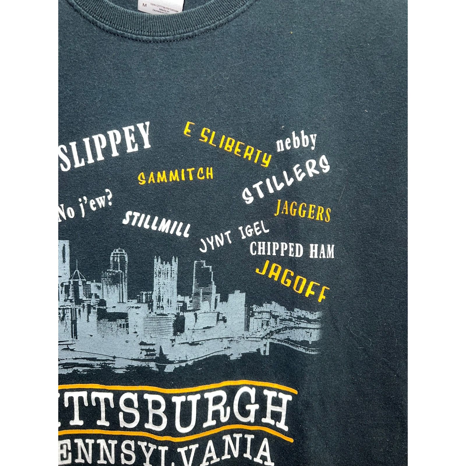 Gildan Vintage Pittsburgh Shirt Pennsylvania Graphic City Tee M Size US M / EU 48-50 / 2 - 3 Thumbnail