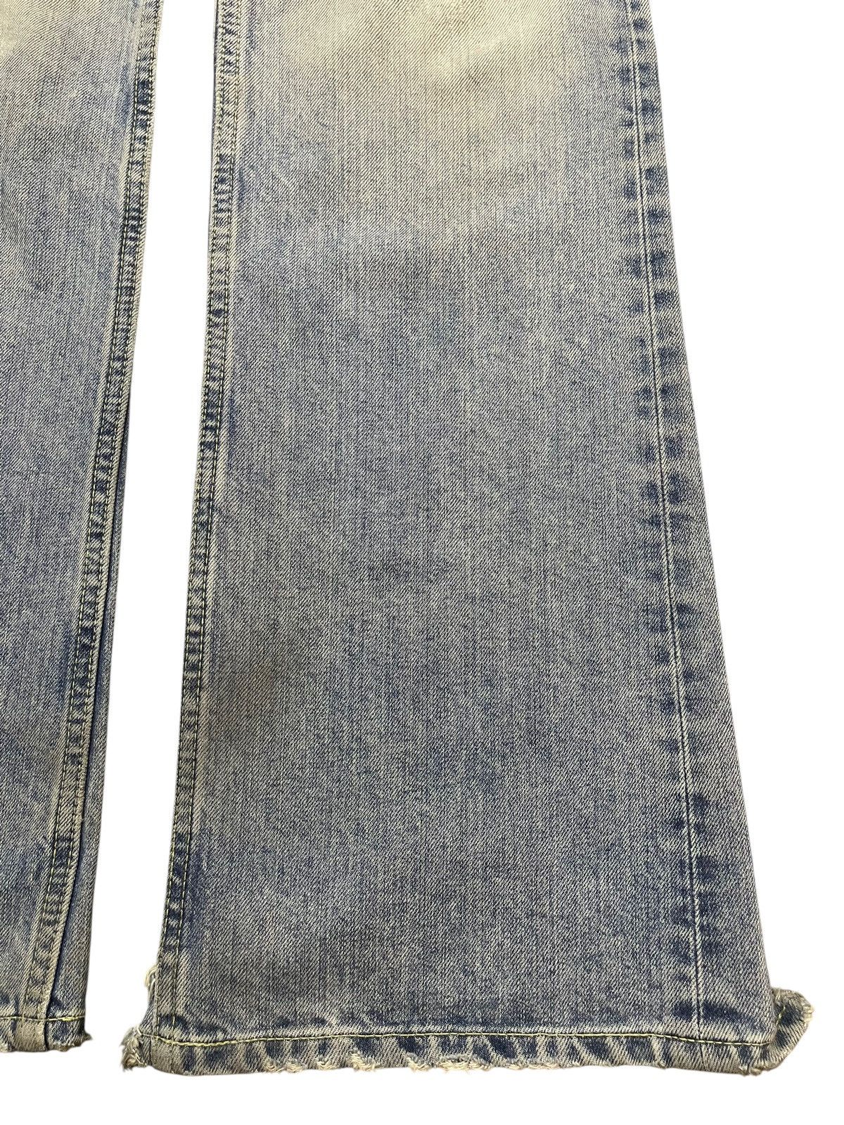 Ego Tripping Vintage Japan Ego Tripping Faded Distressed Flare Jeans Size US 32 / EU 48 - 8 Thumbnail