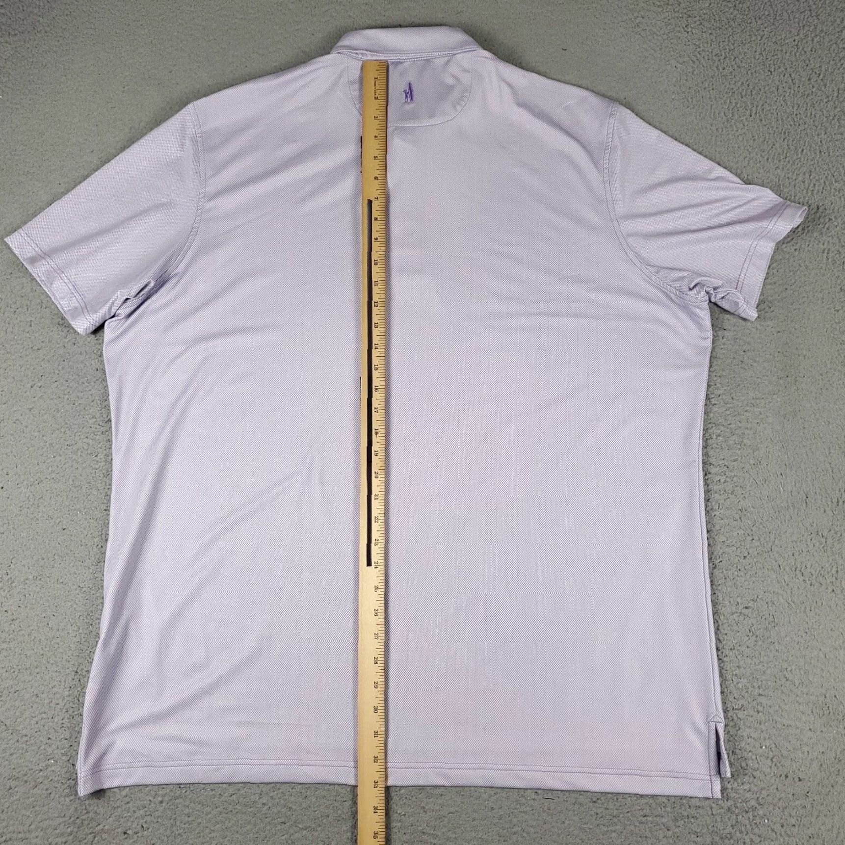 johnnie-O johnnie-O Polo Shirt Mens 2XL Purple Polyester Golf Short Sleeve Size US XXL / EU 58 / 5 - 5 Thumbnail