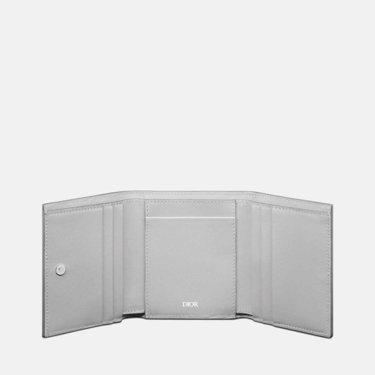 Dior o1bcso1str0226 Size :OS/ Trifold Wallet in Grey Size ONE SIZE - 3 Thumbnail