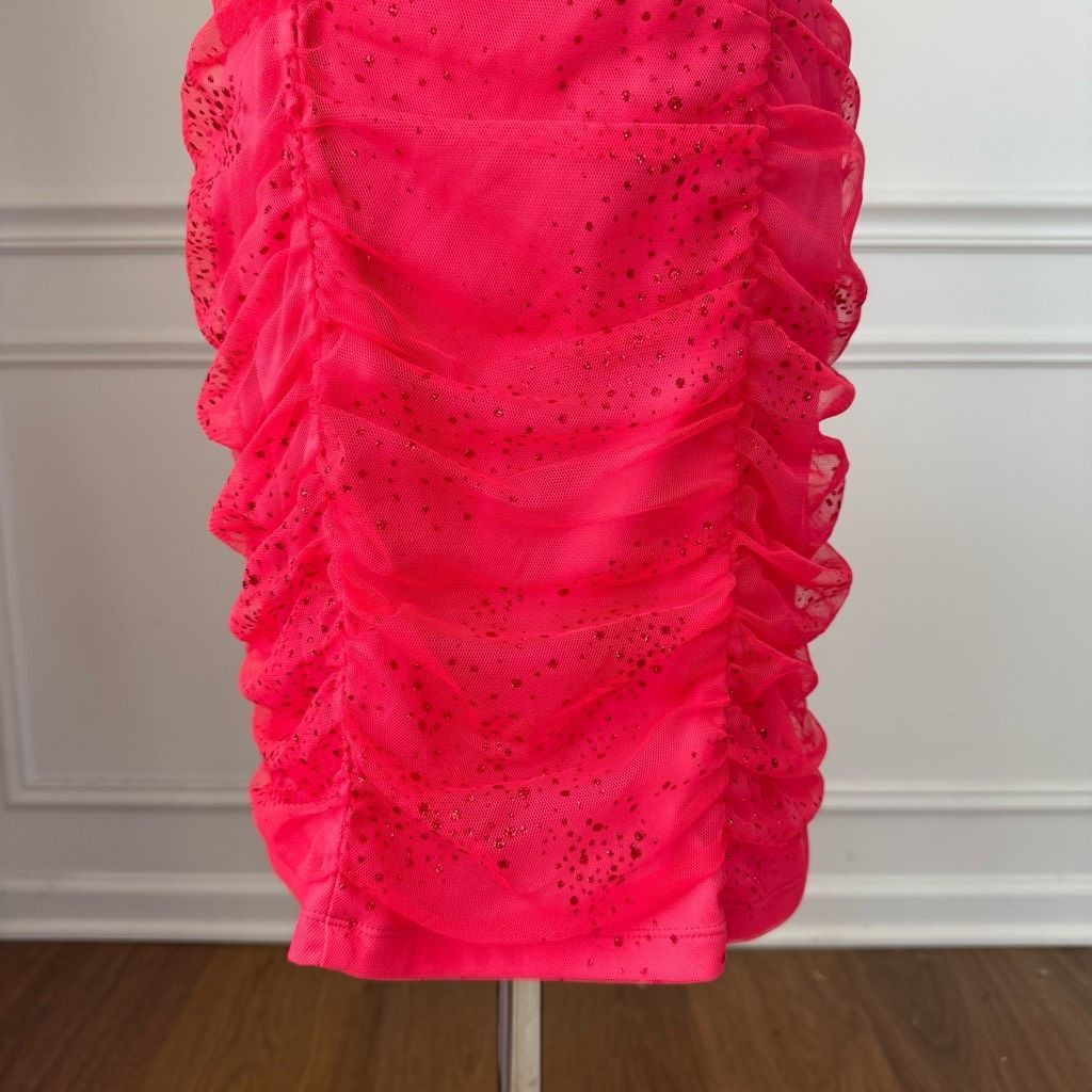 Other Vintage Y2K Byline A Byer One Shoulder Ruched Electric Water Size M / US 6-8 / IT 42-44 - 4 Thumbnail