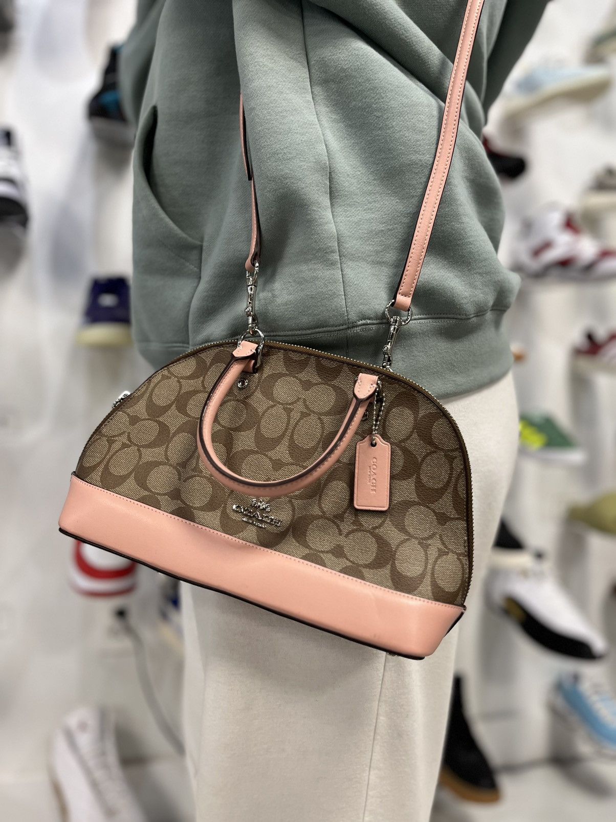 Coach Coach Cartable mini sierra leather crossbody bag Size ONE SIZE - 4 Thumbnail
