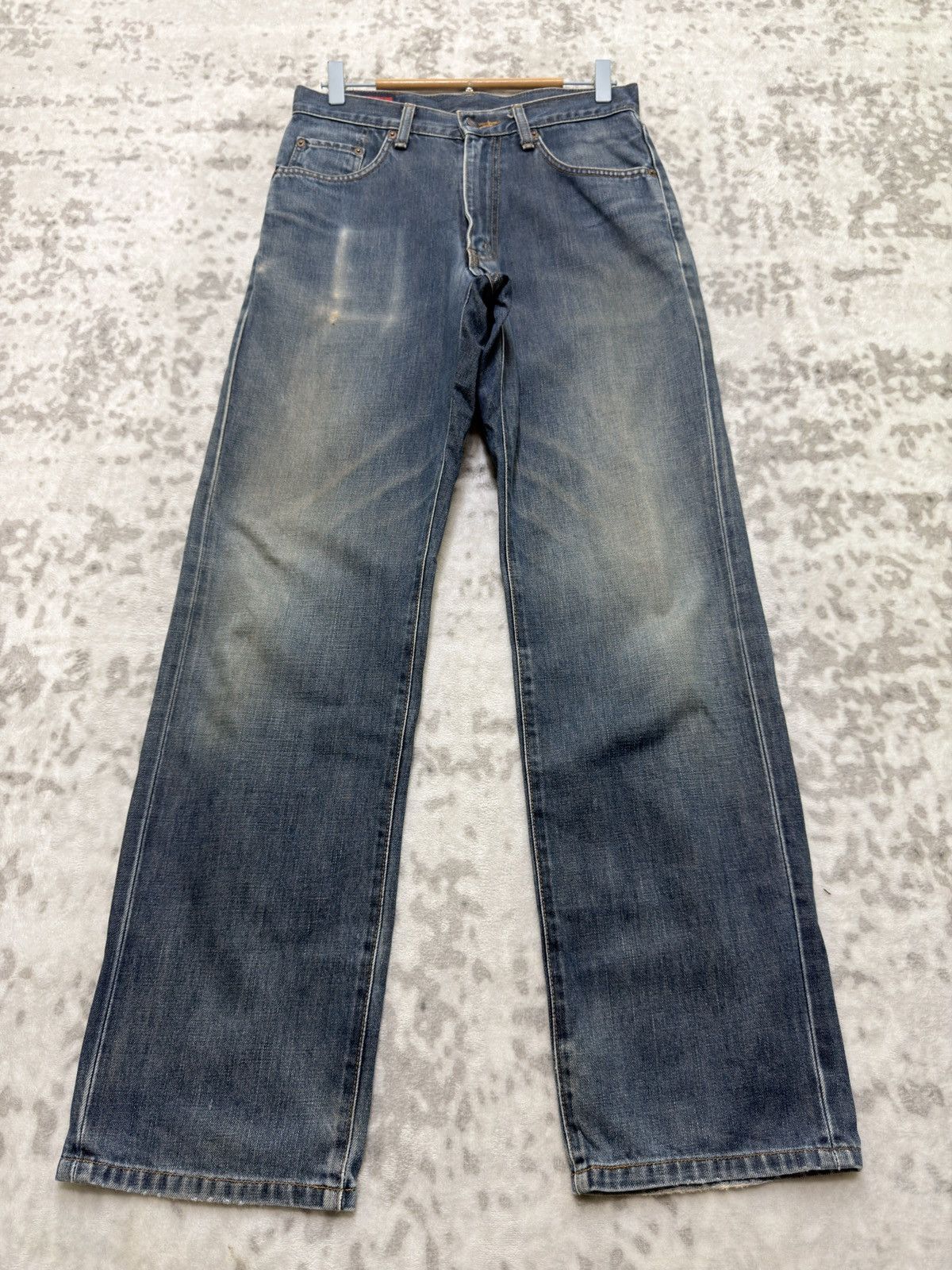 Edwin Vintage Edwin 503 Regular Distressed Fade Japanese Denim Size US 29 - 1 Thumbnail