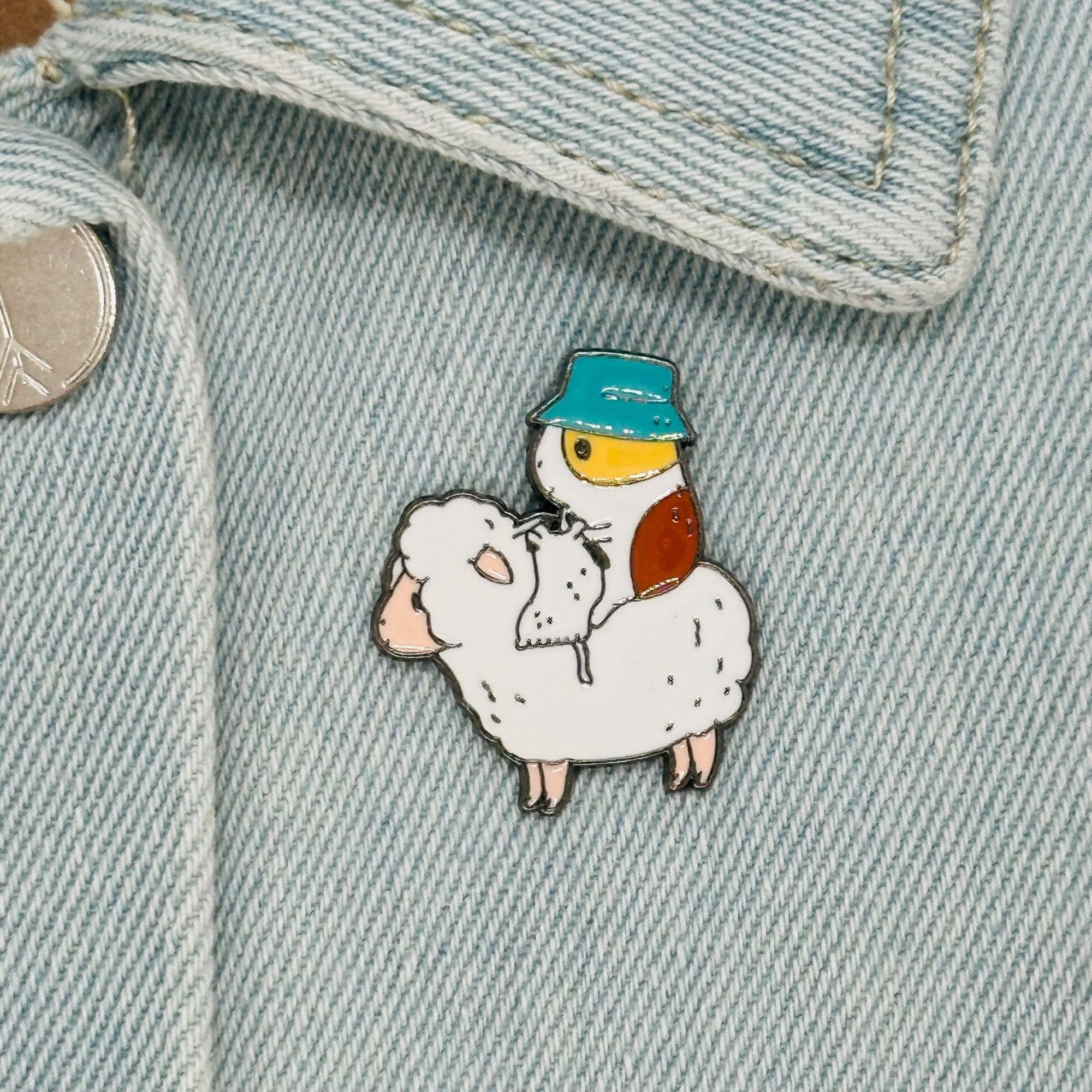 Other ✨Bubu the guinea pig weaver enamel pin guinea pig weaver for Size ONE SIZE - 1 Thumbnail