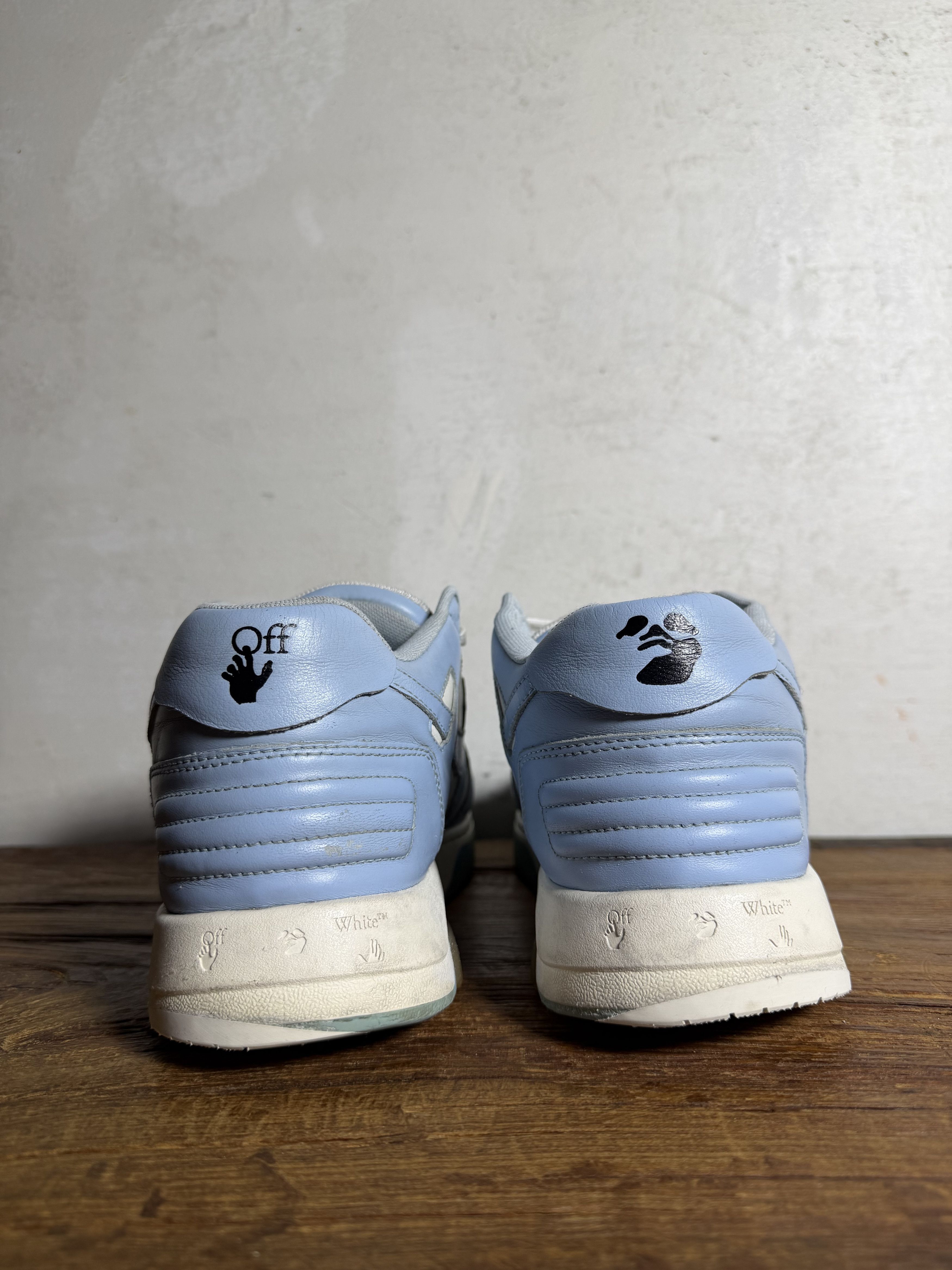 Off-White Off-White Out of Office White Blue Sneakers Size US 10 / EU 43 - 4 Thumbnail