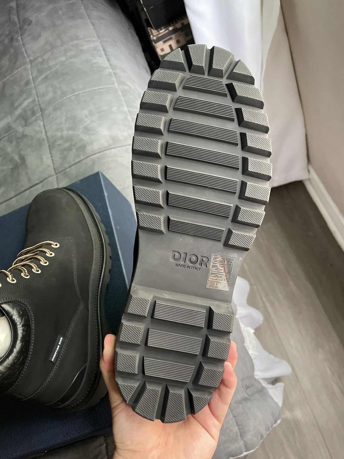 Dior Dior Oblique Black Nubuck Boots Size US 10 / EU 43 - 17 Thumbnail