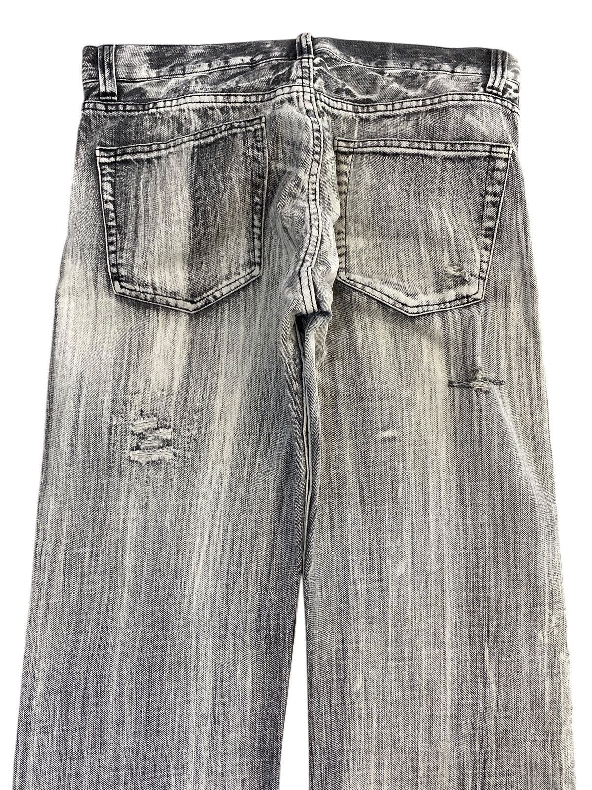 Japanese Brand Japanese Brand Black Acid Wash Style Ripped Jeans Size US 34 / EU 50 - 4 Thumbnail