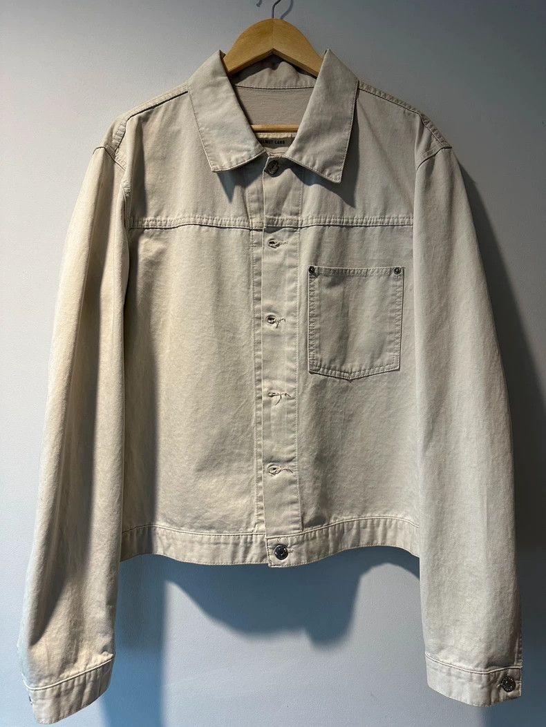 Helmut Lang HELMUT LANG size56 White denim single bag cow仔 jacket Size US XL / EU 56 / 4 - 1 Thumbnail