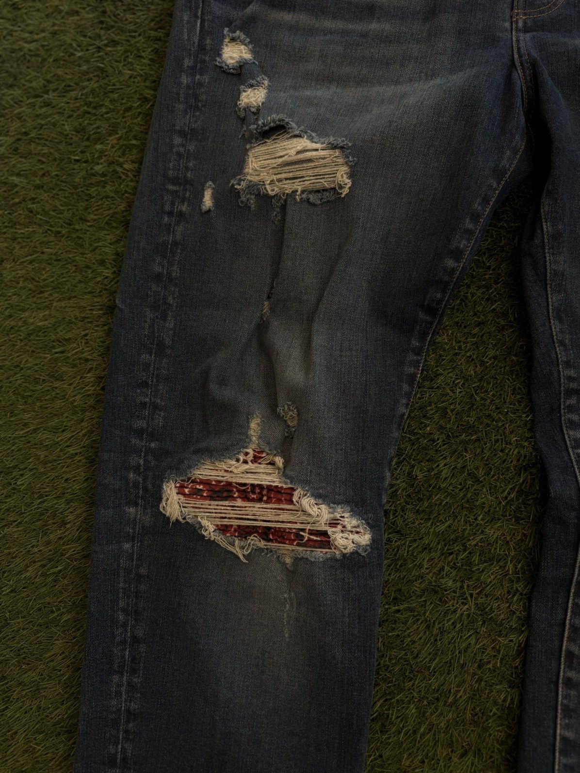 Amiri Amiri MX1 Red Bandanna Patch Size 40 🧼 Size US 40 / EU 56 - 9 Thumbnail