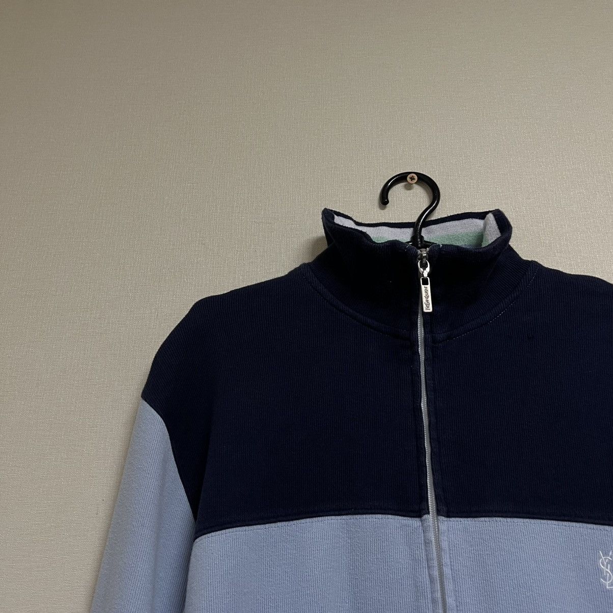 Yves Saint Laurent Vintage Yves Saint Laurent Sweatshirt Zip Up Jumper YSL Size US L / EU 52-54 / 3 - 3 Thumbnail