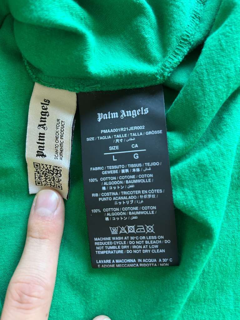 Palm Angels Palm Angels Crocodile Logo Tee Size US L / EU 52-54 / 3 - 7 Thumbnail