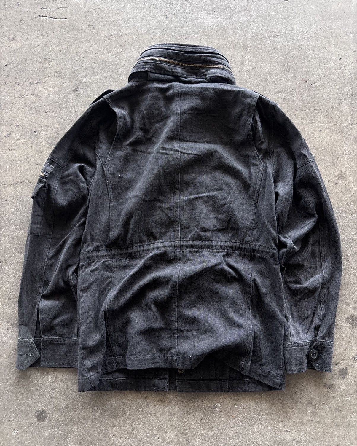 In The Attic In The Attic Punk Faded Black Parkas Military Jacket Size US M / EU 48-50 / 2 - 6 Thumbnail
