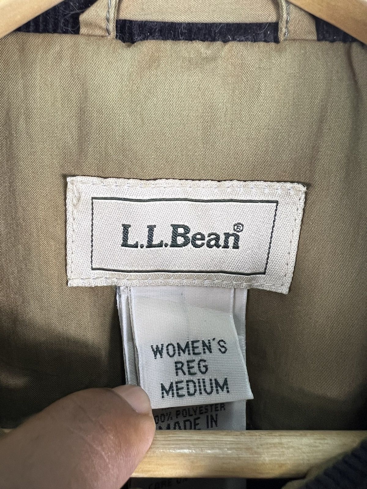L.L. Bean 🔥 VTG OLIVE QUILTED SUNFADED L.L BEAN CORD COLLAR JACKET -M Size M / US 6-8 / IT 42-44 - 9 Thumbnail