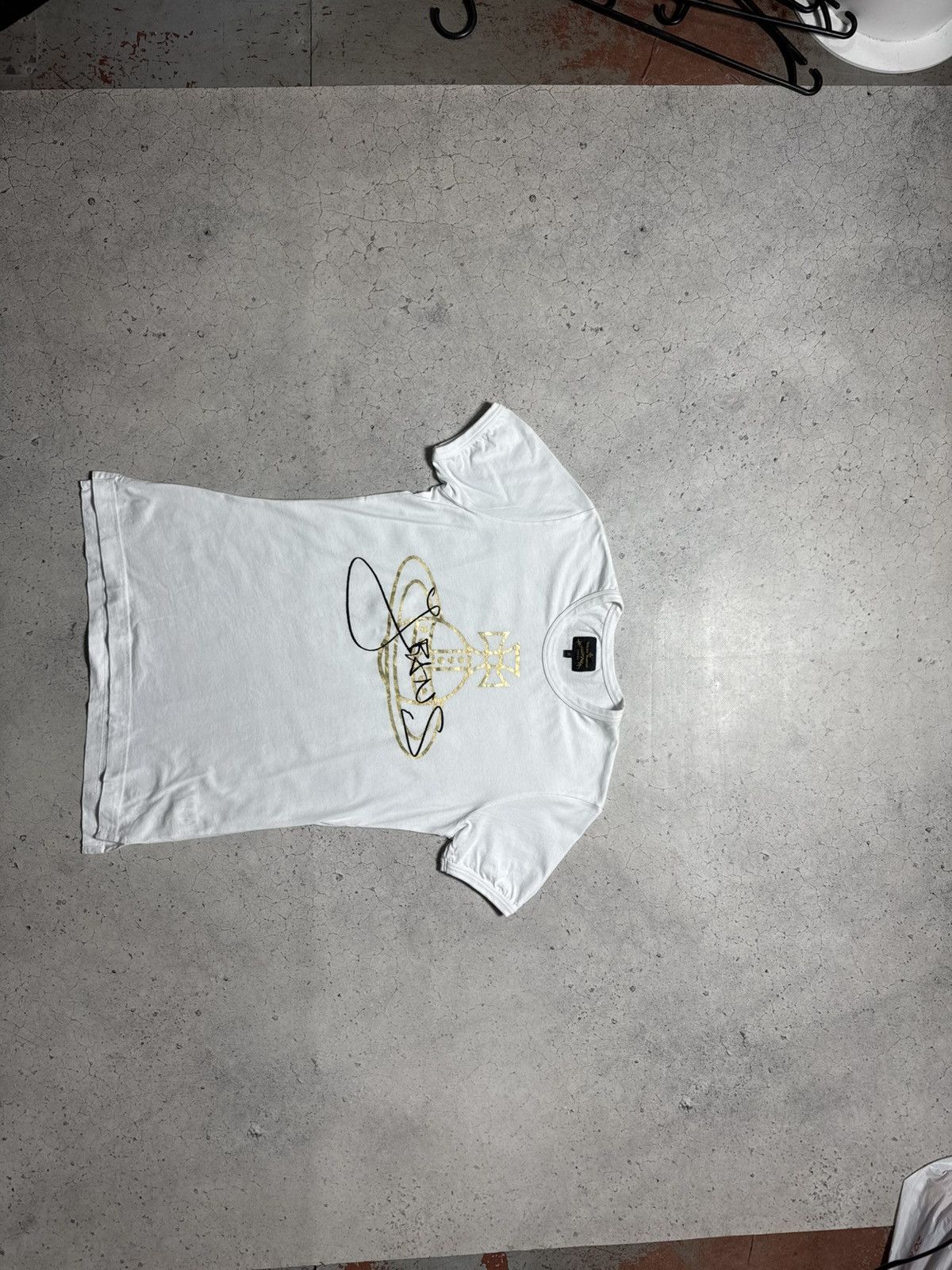 Vivienne Westwood Vivienne Westwood Anglomania Big Logo White T-Shirt Women’s Size M / US 6-8 / IT 42-44 - 6 Thumbnail