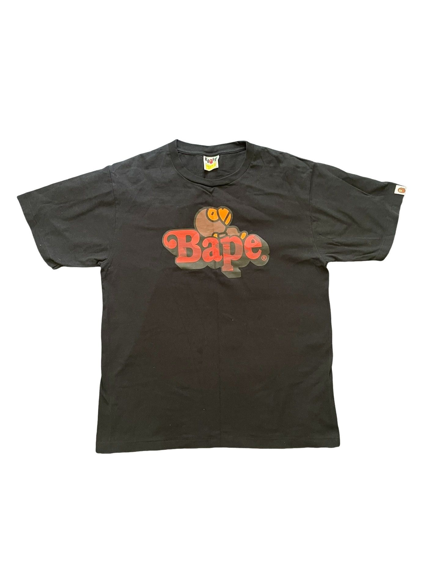 Bape A Bathing Ape Logo Graphic T-Shirt Size L Size US L / EU 52-54 / 3 - 1 Thumbnail