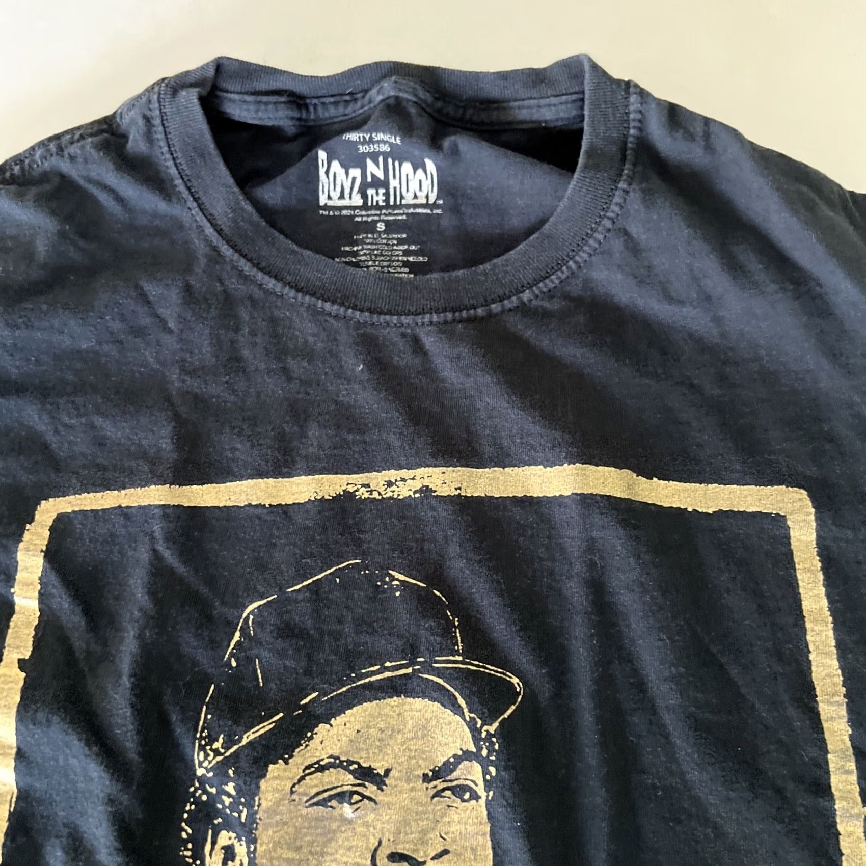 Vintage Boyz In The Hood Movie Rap Tee T Shirt Men’s Small Black Gold Short Sleeve Size US S / EU 44-46 / 1 - 4 Thumbnail