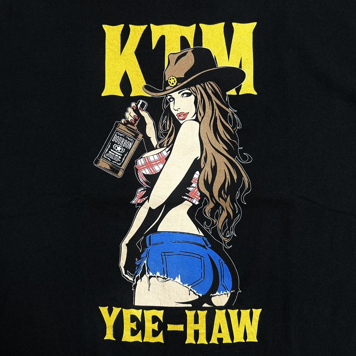 Vintage Vintage KTM Sexy Girl Yee Haw Size US XL / EU 56 / 4 - 6 Thumbnail