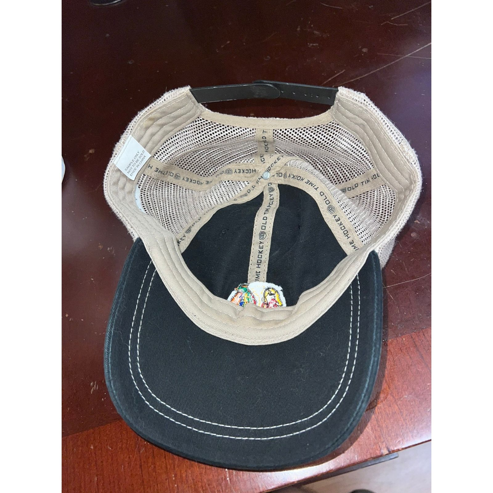 NHL Chicago Blackhawks Hat Old Time Hockey Cap NHL Sample Size ONE SIZE - 6 Thumbnail