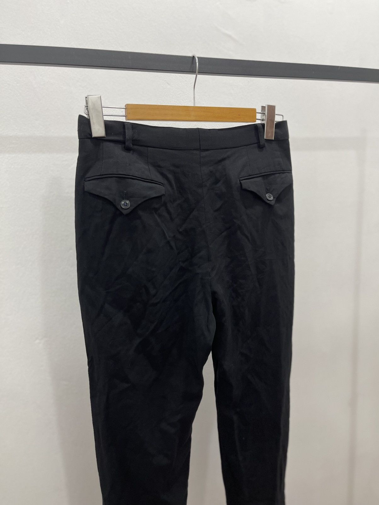 Jean Paul Gaultier Jean Paul GAULTIER HOMME objet Wool Rayon Two Tuck Pants 79 Size US 30 / EU 46 - 4 Thumbnail