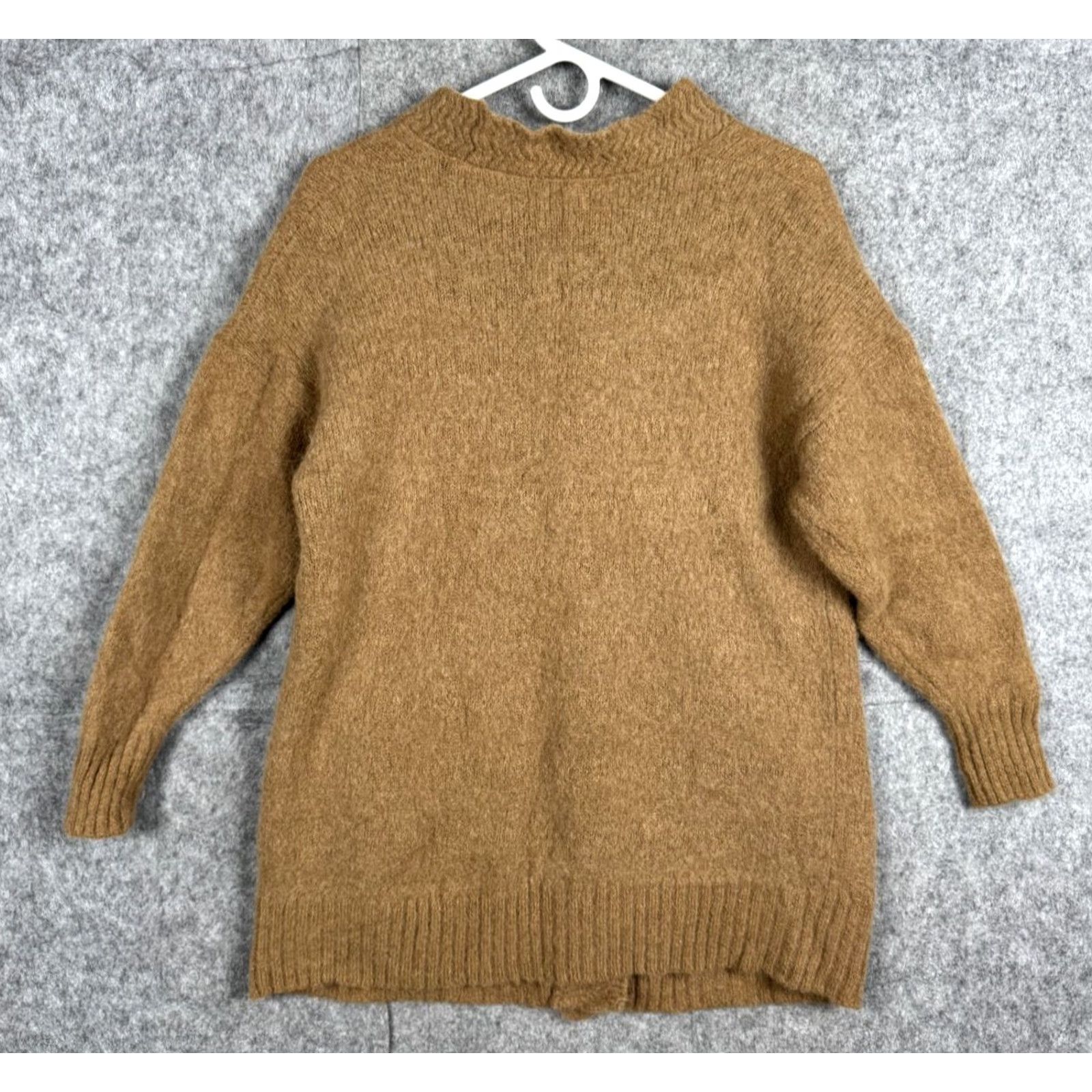 Vintage Jenni Kayne Cardigan Sweater Women's Small Brown Alpaca Wool Blend Vintage? No Size S / US 4 / IT 40 - 3 Thumbnail
