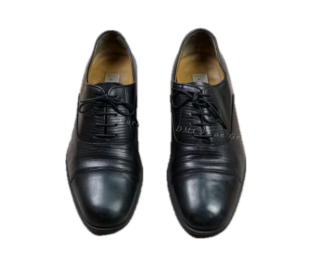 Vintage Vintage Balenciaga Mens Embossed Leather Shoes Size US 7.5 / EU 40-41 - 1 Thumbnail