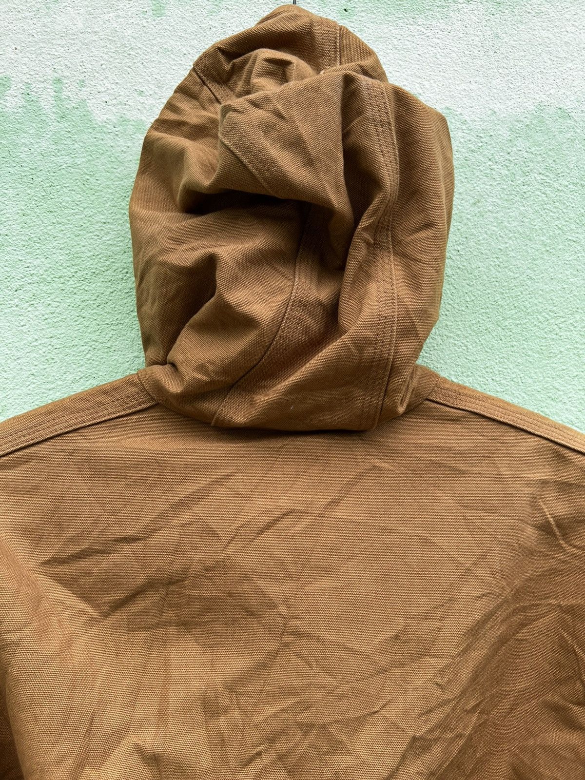 Carhartt VTG Carhartt J131 BRNThermal Lined Hoodie Jacket Made In USA Size US L / EU 52-54 / 3 - 18 Thumbnail