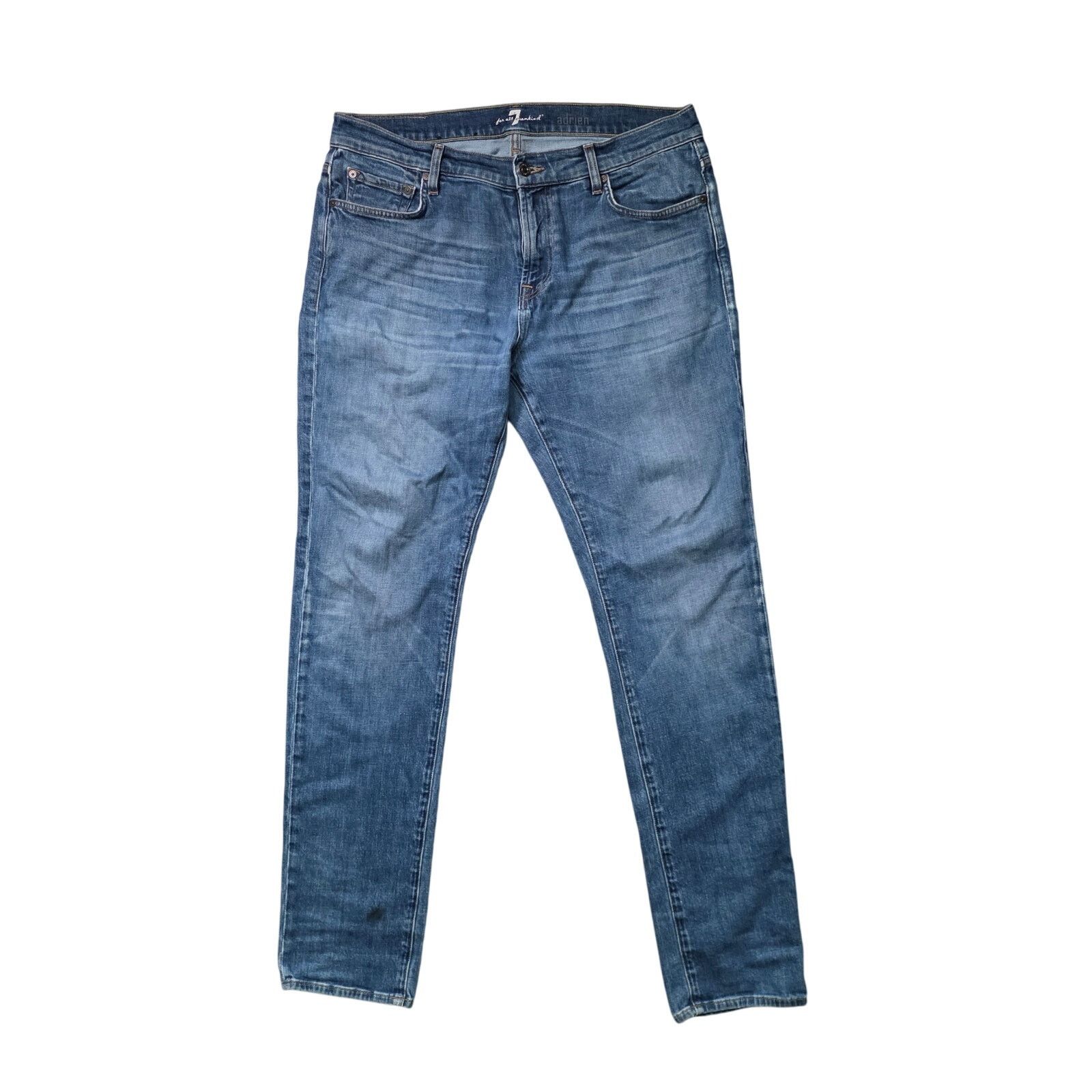 7 For All Mankind 7 For All Mankind Denim Jeans Women’s 33 Blue Casual Size 33" - 1 Thumbnail