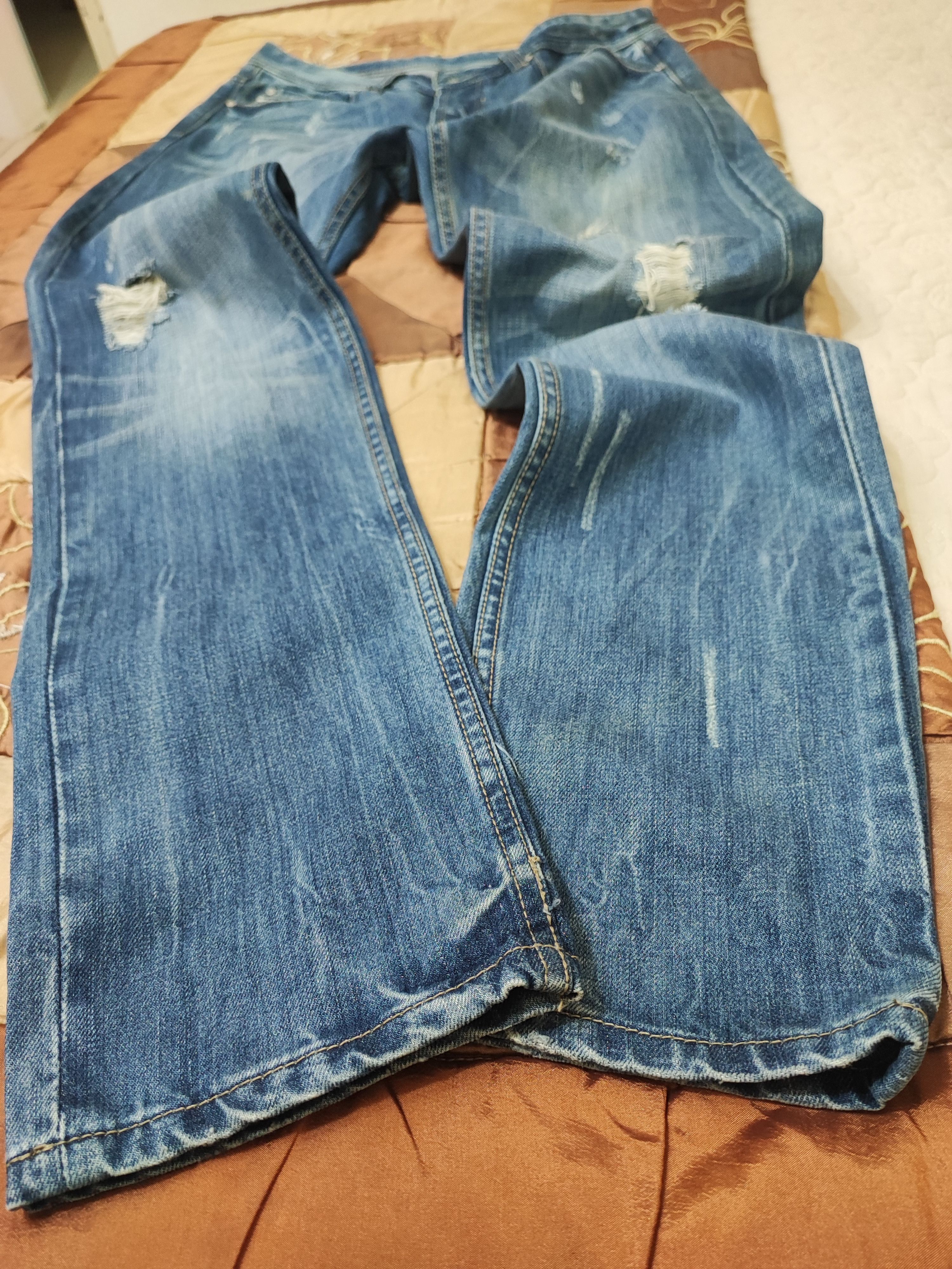 Diesel × Vintage Vintage Diesel Industry Lovely Distressed Grunge Punk Jeans Size US 34 / EU 50 - 14 Thumbnail