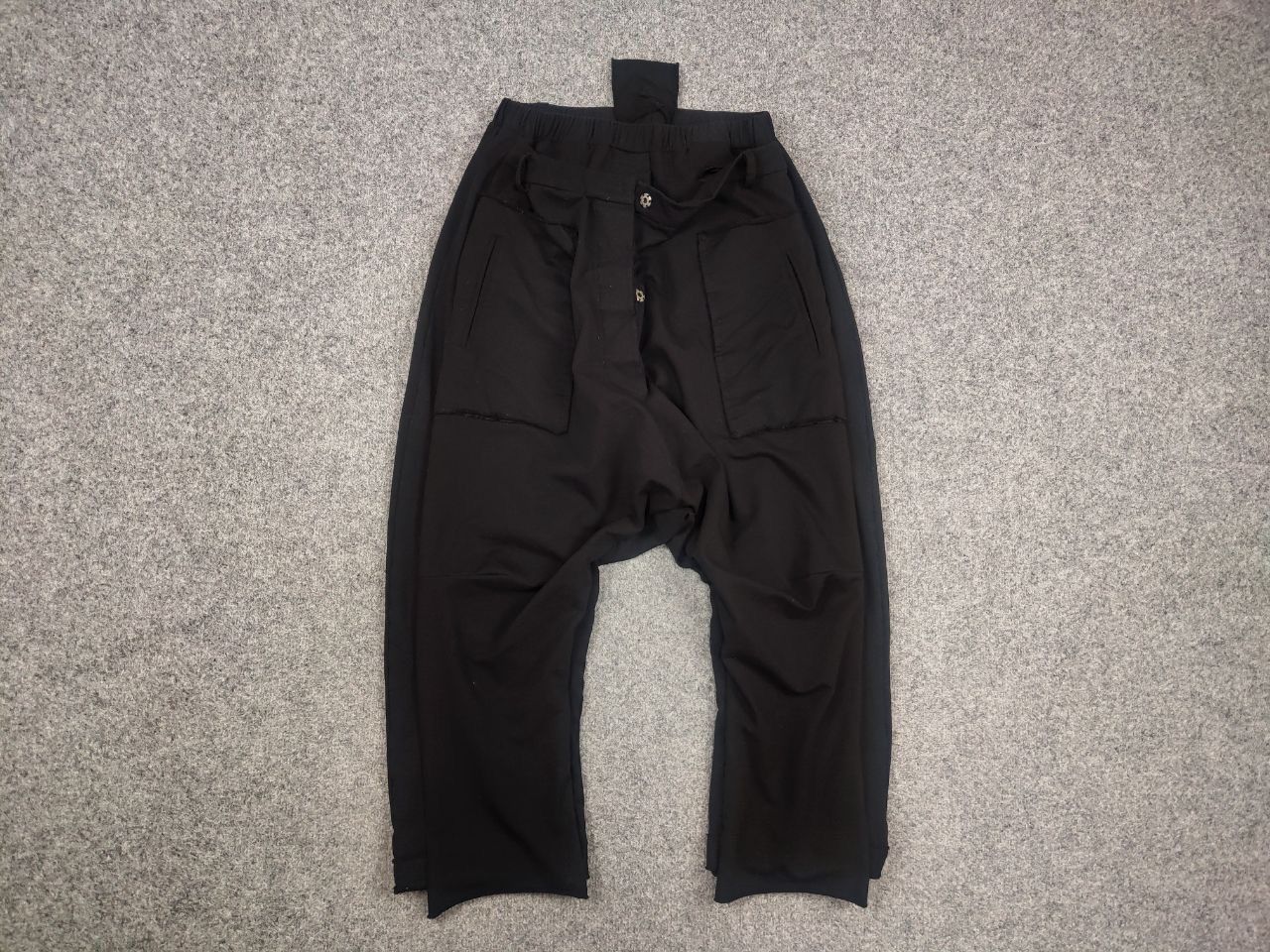 Other Barbara Speer Design Avant Garde Harem Black double Pants Size 32" / US 10 / IT 46 - 7 Thumbnail