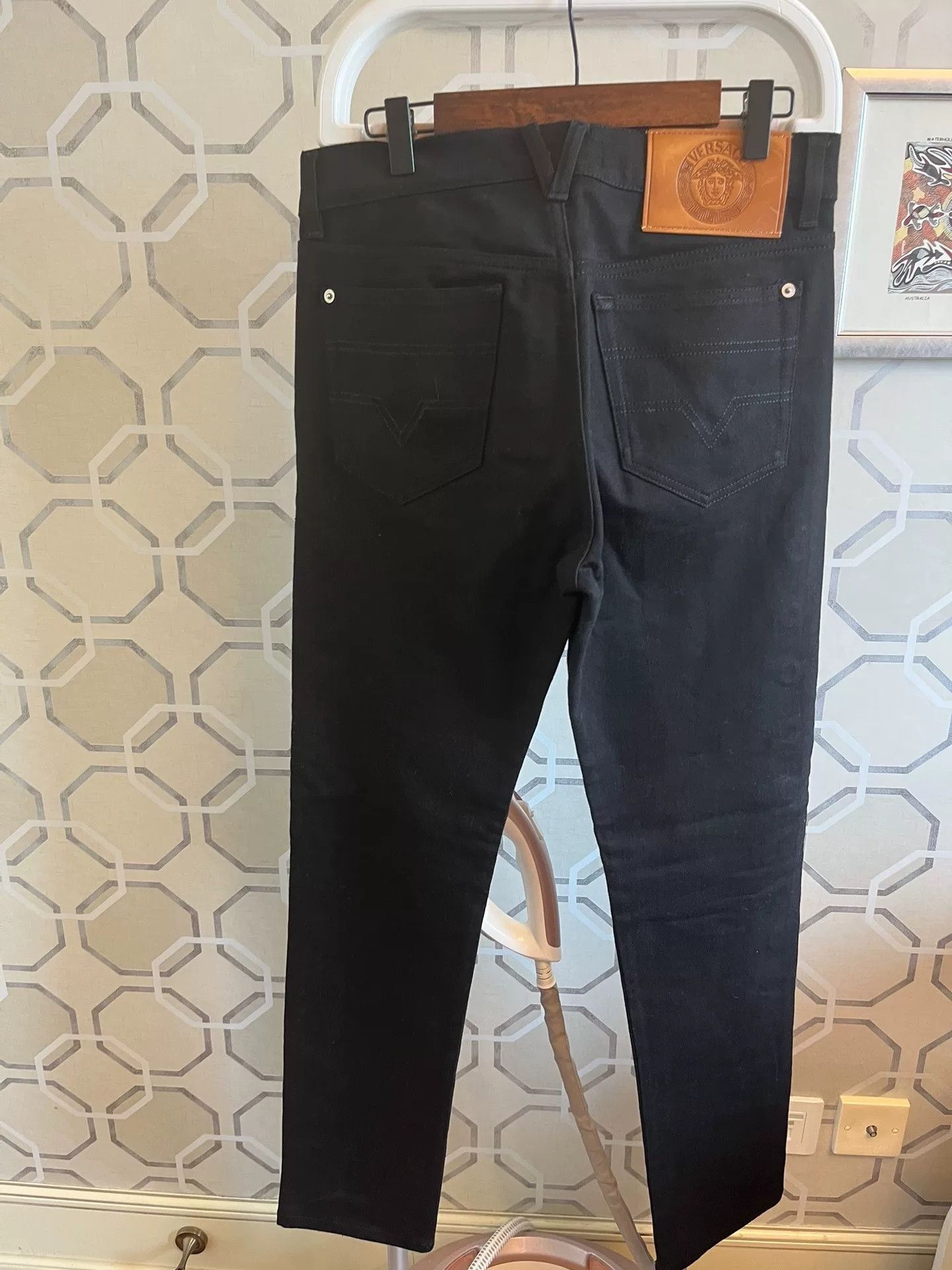 Versace Versace Main Line Hollow Ring Jeans Size US 30 / EU 46 - 9 Thumbnail
