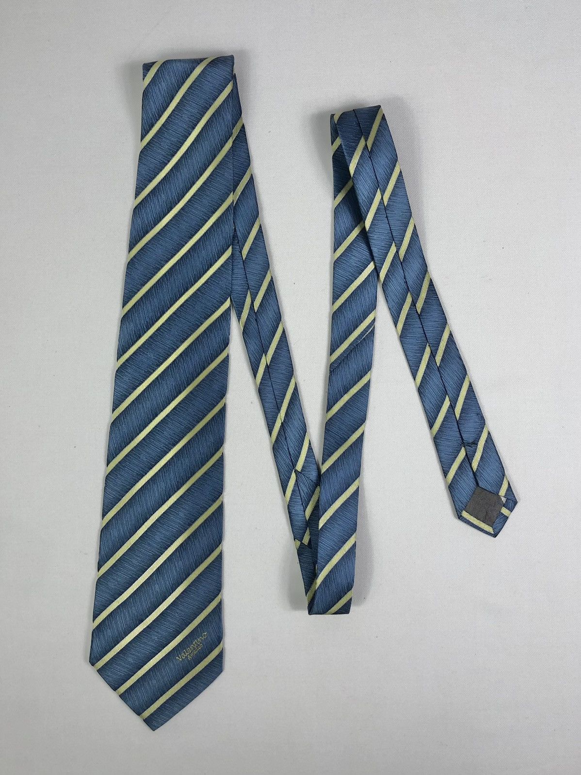 Valentino Rare Vintage Valentino Stripes Silk Tie Size ONE SIZE - 2 Thumbnail
